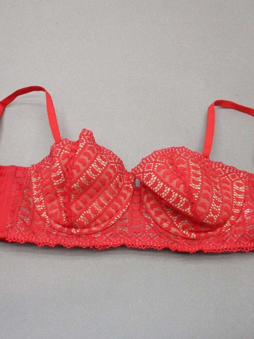 Adore Me Nymphadora Lightly Lined Contour Balconette Bra 38DDD EUC